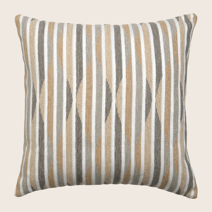 Stripe Ogee Performance Pillow Shell