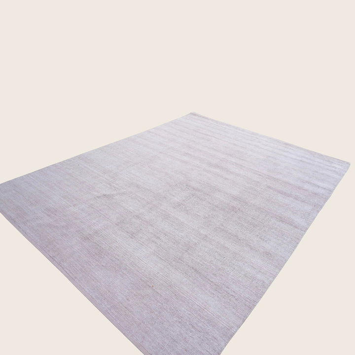 Solid Saree Silk Rug Soft Pink / 8x10