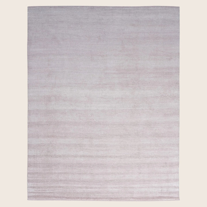 Solid Saree Silk Rug Soft Pink / 9x12