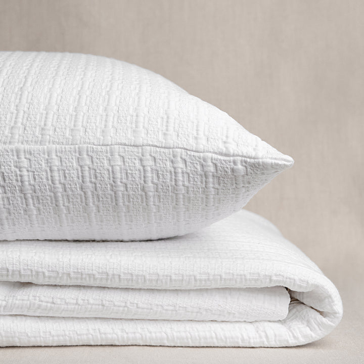 Dune Euro Sham White