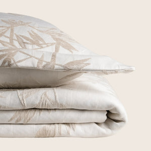 Bamboo Coverlet Taupe Queen - hover
