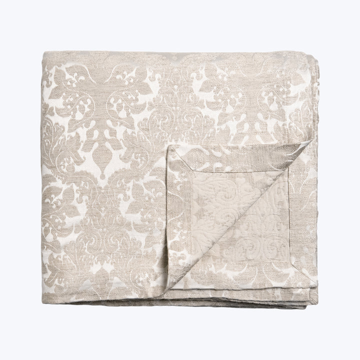 Baroque Coverlet Champagne Queen