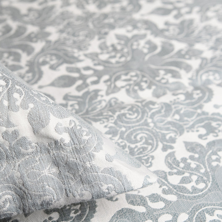 Baroque Coverlet Platinum Queen
