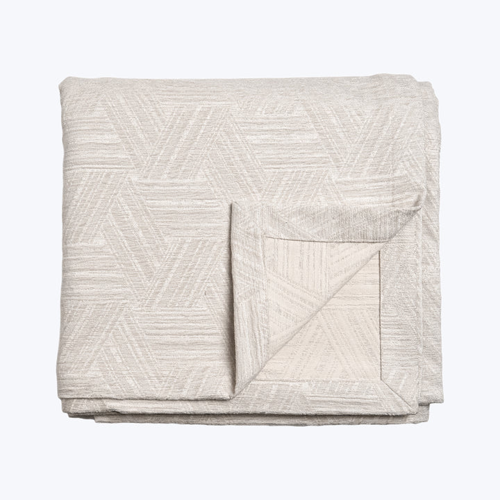 Entwined Coverlet Ivory Queen