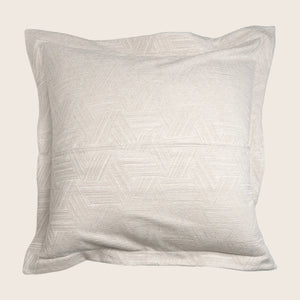 Entwined Euro Sham Ivory
