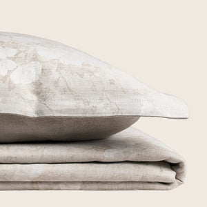 Blossom Duvet Oat Queen - hover
