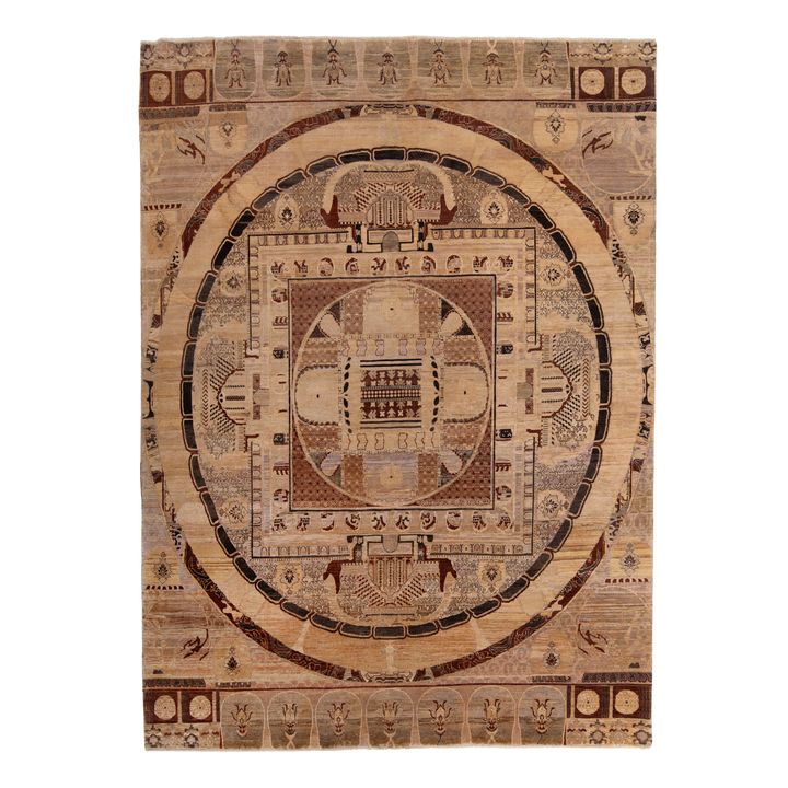 Image for Grey Alchemy Traditional Wool Rug -  9' x 11'7"