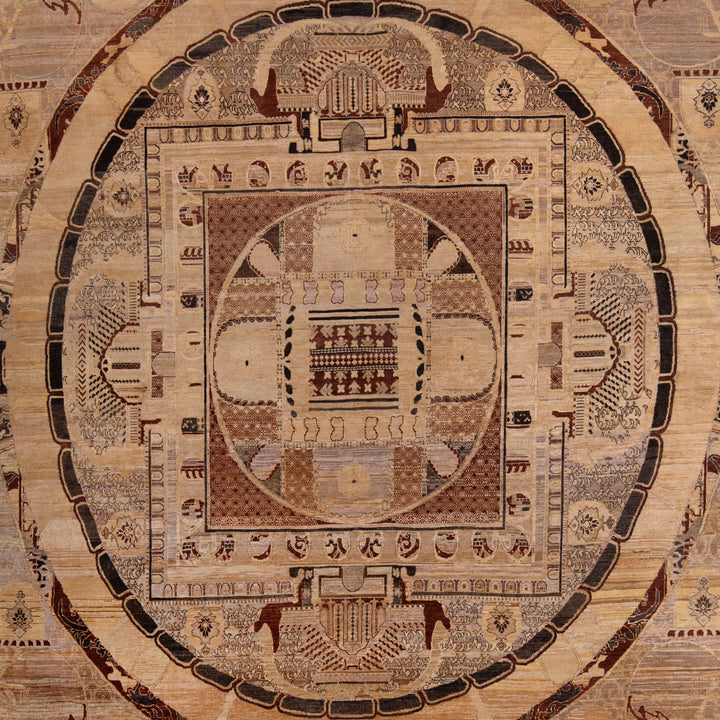 Image for Grey Alchemy Traditional Wool Rug -  9' x 11'7"