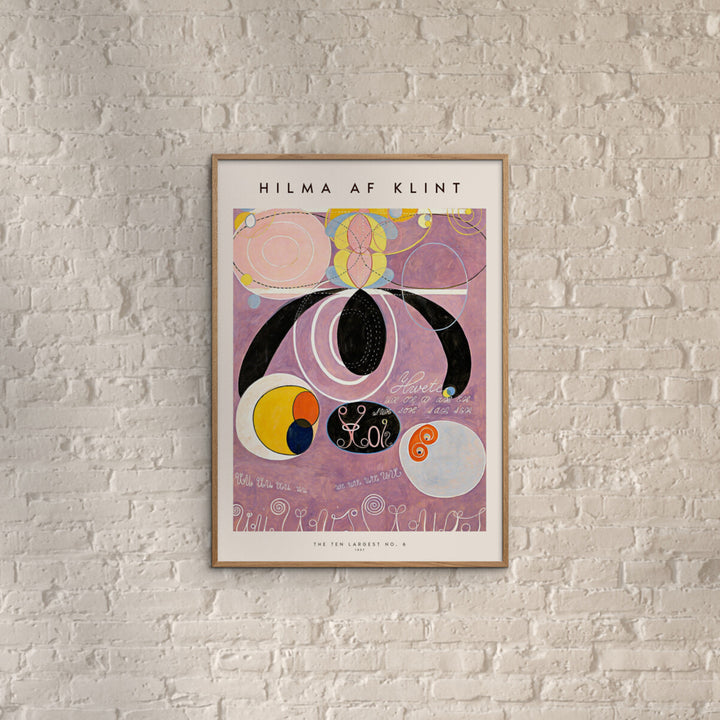 Hilma af Klint - The Ten Largest No. 06 16.54"W x 0.04"D x 11.69"H