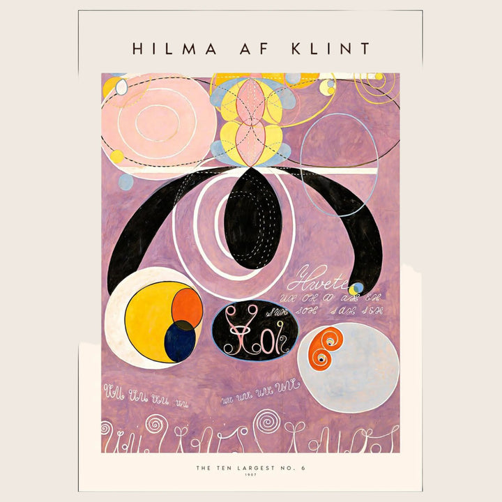 Hilma af Klint - The Ten Largest No. 06 16.54"W x 0.04"D x 11.69"H