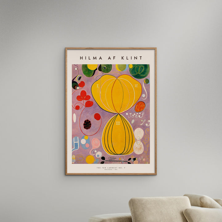 Hilma af Klint - The Ten Largest No. 07 8.27"W x 0.04"D x 5.91"H