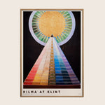 Hilma af Klint - Altarpiece No. 01 19.69"W x 0.04"D x 27.56"H