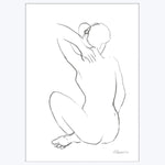 Wild Apple - Nude Sketch I 8.27"W x 0.04"D x 5.91"H