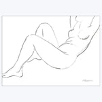 Wild Apple - Nude Sketch II 8.27"W x 0.04"D x 5.91"H