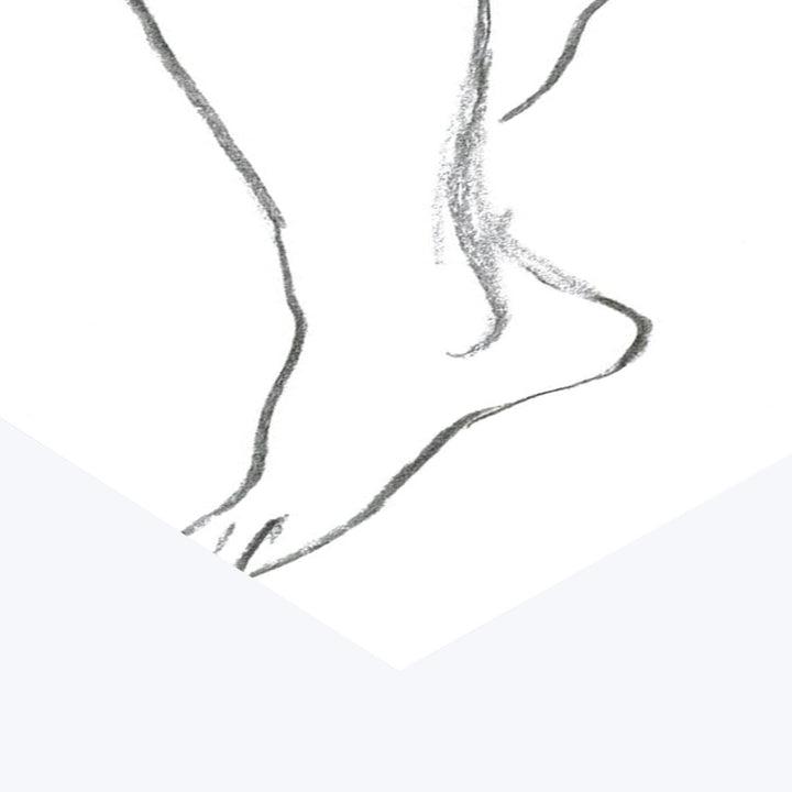 Wild Apple - Nude Sketch II 8.27"W x 0.04"D x 5.91"H