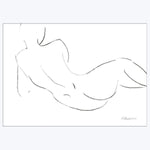 Wild Apple - Nude Sketch III 19.69"W x 0.04"D x 27.56"H