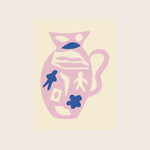 The Poster Club x Lucrecia Rey Caro - Amusant Vase 11.81"W x 0.04"D x 15.75"H