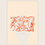 The Poster Club x Lucrecia Rey Caro - Soul Contact 01 19.69"W x 0.04"D x 27.56"H