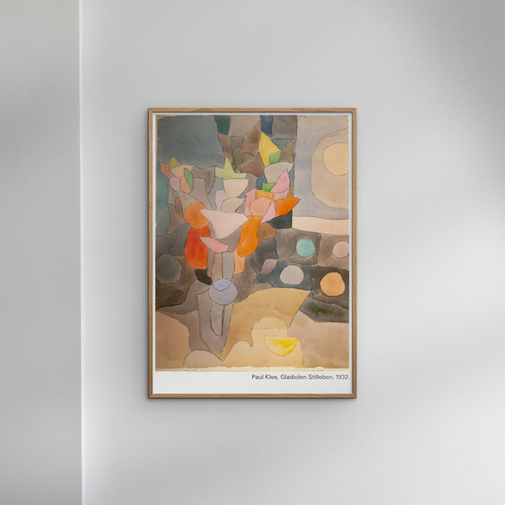 Paul Klee - Gladiolen Stilleben, 1932 39.37"W x 0.04"D x 27.56"H