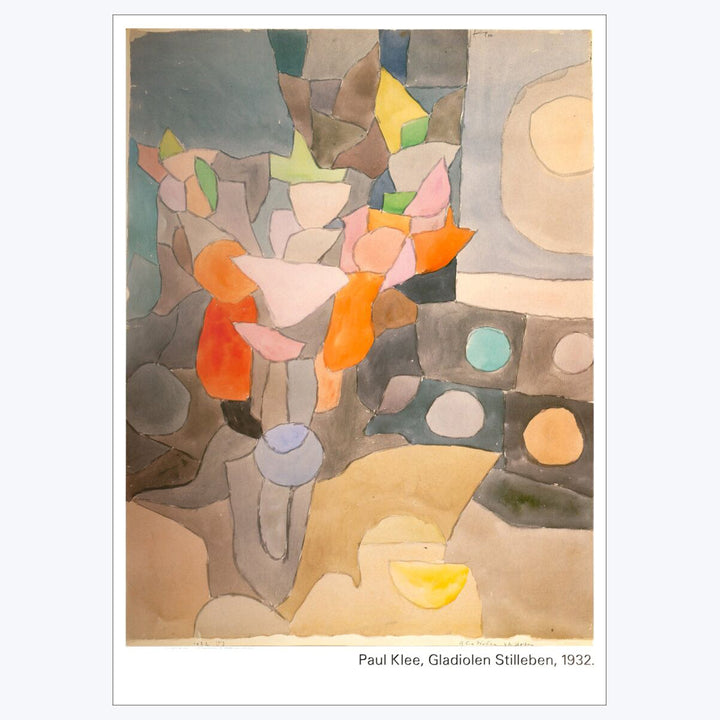 Paul Klee - Gladiolen Stilleben, 1932 39.37"W x 0.04"D x 27.56"H