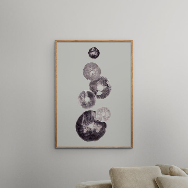 Pernille Folcarelli - Mushroom - 4 Grey 8.27"W x 0.04"D x 5.91"H