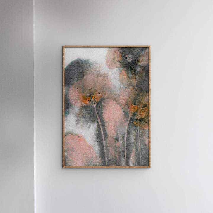 Pernille Folcarelli - Poppy Salmon/Grey 19.69"W x 0.04"D x 27.56"H