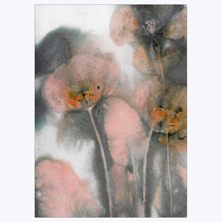 Pernille Folcarelli - Poppy Salmon/Grey 19.69"W x 0.04"D x 27.56"H