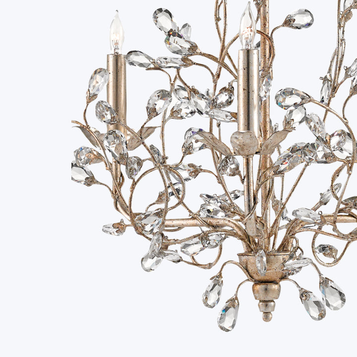 Crystal Bud Small Chandelier
