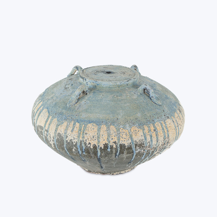 Catania Antique Blue Drip Table Lamp