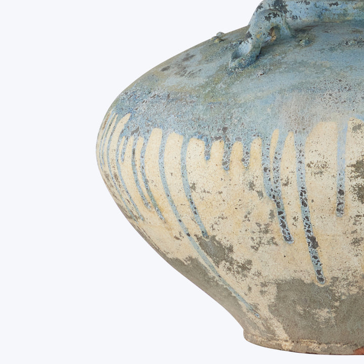 Catania Antique Blue Drip Table Lamp