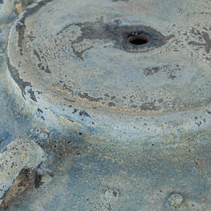 Catania Antique Blue Drip Table Lamp