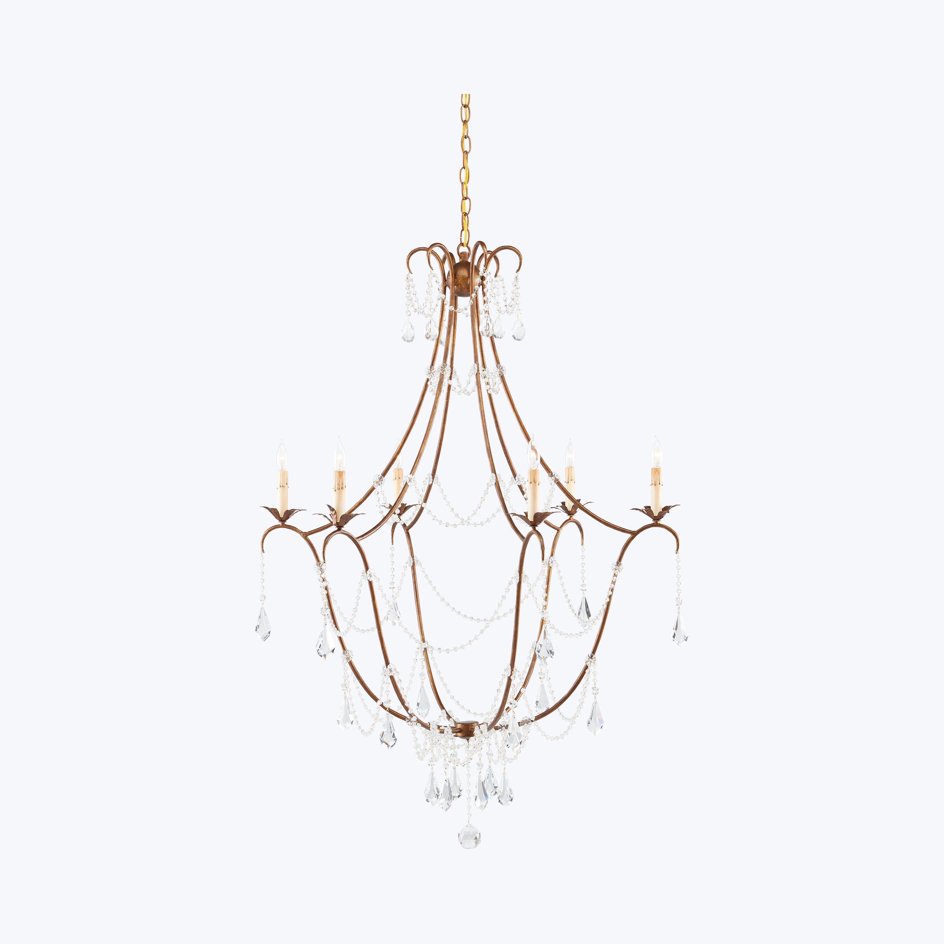 Elizabeth Gold Chandelier - Thumbnail 2