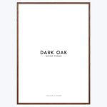 Oak Dark Frame 31.5"W x 0.79"D x 23.62"H