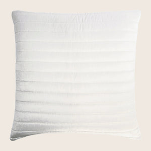 Channel Euro Sham White
