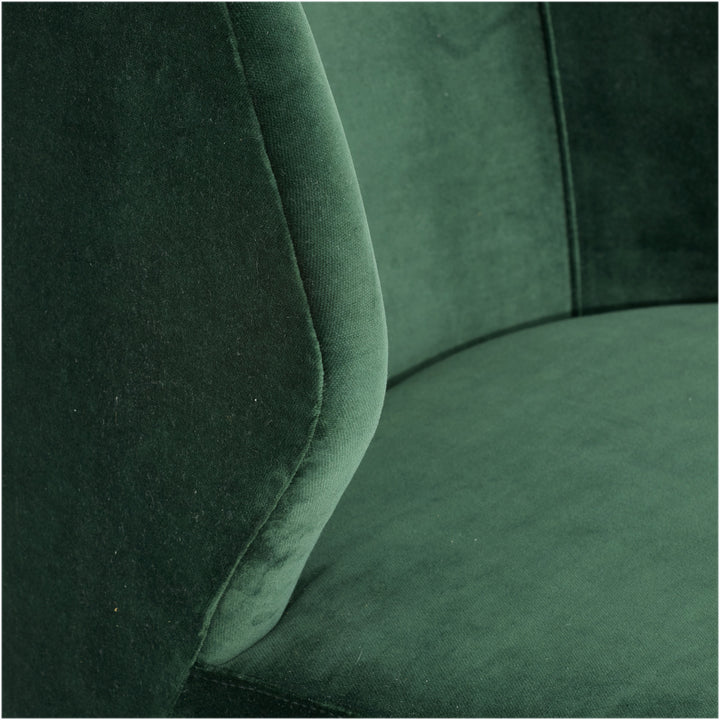 Poppy Swivel Chair Forest Velvet