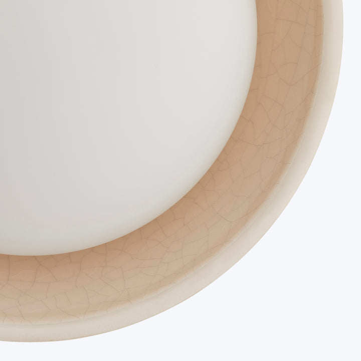 Glaze Sconce Small / White