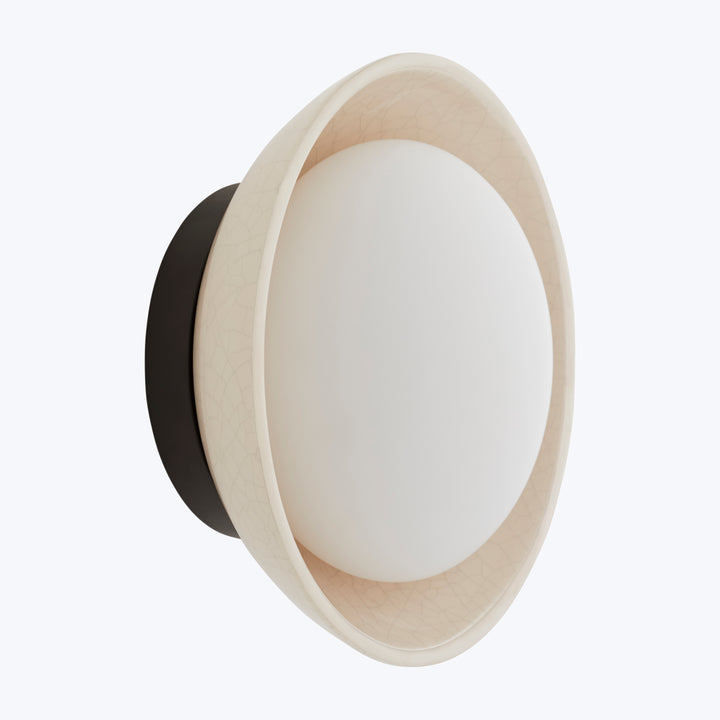 Glaze Sconce Small / White