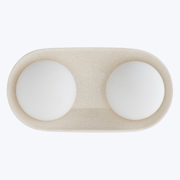 Glaze Sconce Large / White