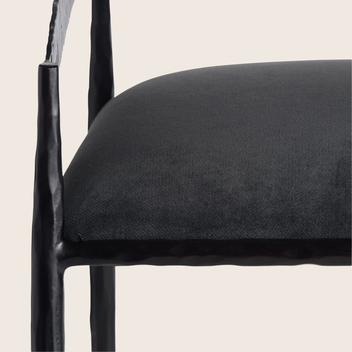Ansel Bar Stool Midnight Grey