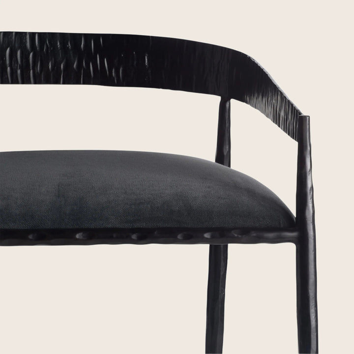 Ansel Bar Stool Midnight Grey