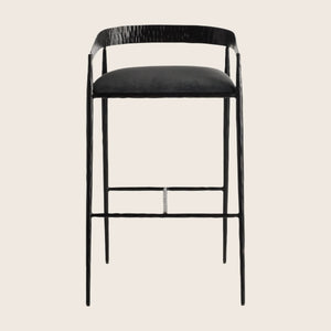 Ansel Bar Stool Midnight Grey - hover