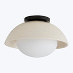 Glaze Flush Mount Small / White