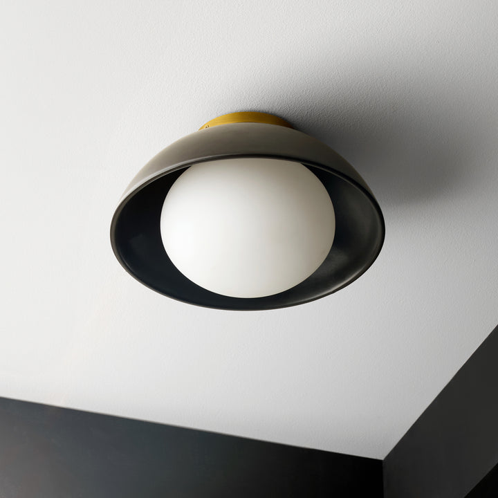 Glaze Flush Mount Small / Black