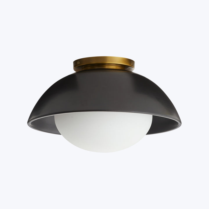 Glaze Flush Mount Small / Black