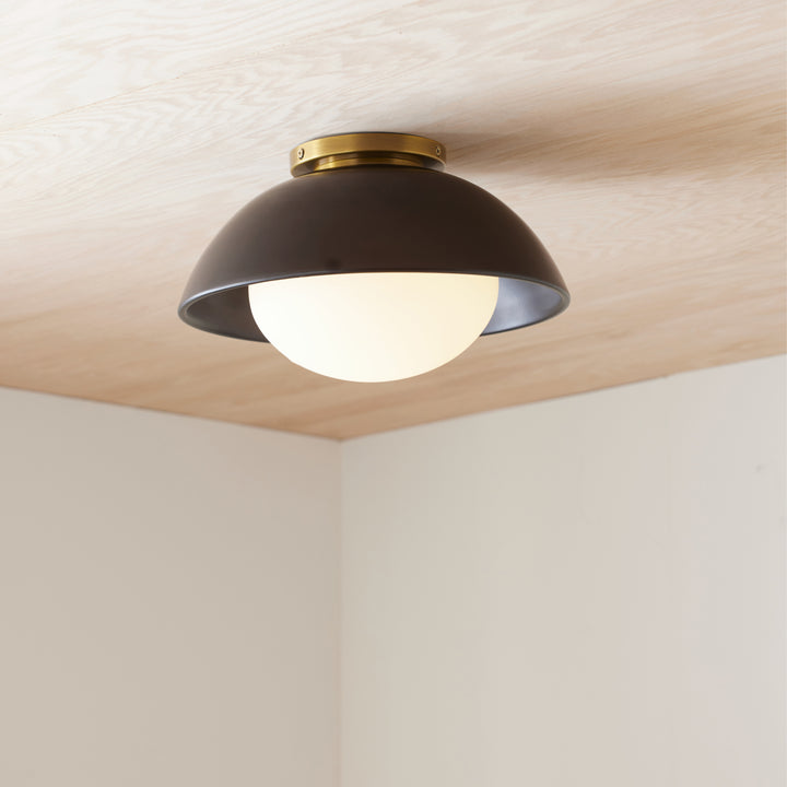 Glaze Flush Mount Small / Black