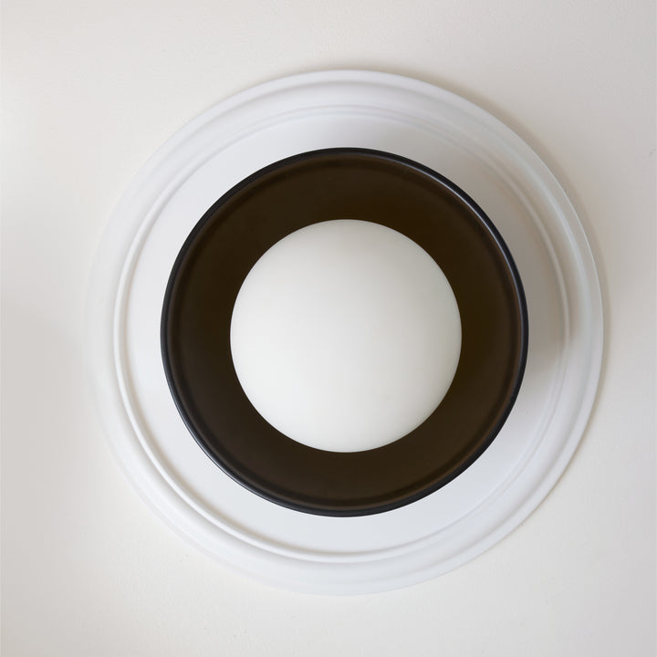 Glaze Flush Mount Small / Black
