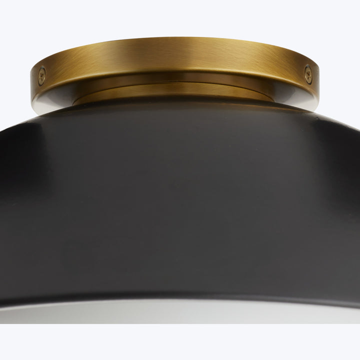 Glaze Flush Mount Small / Black