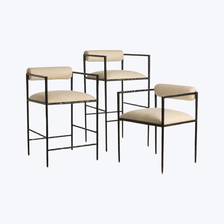 Barbana Bar Stool Oxford White