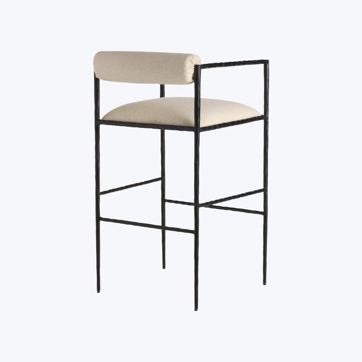 Barbana Bar Stool Oxford White