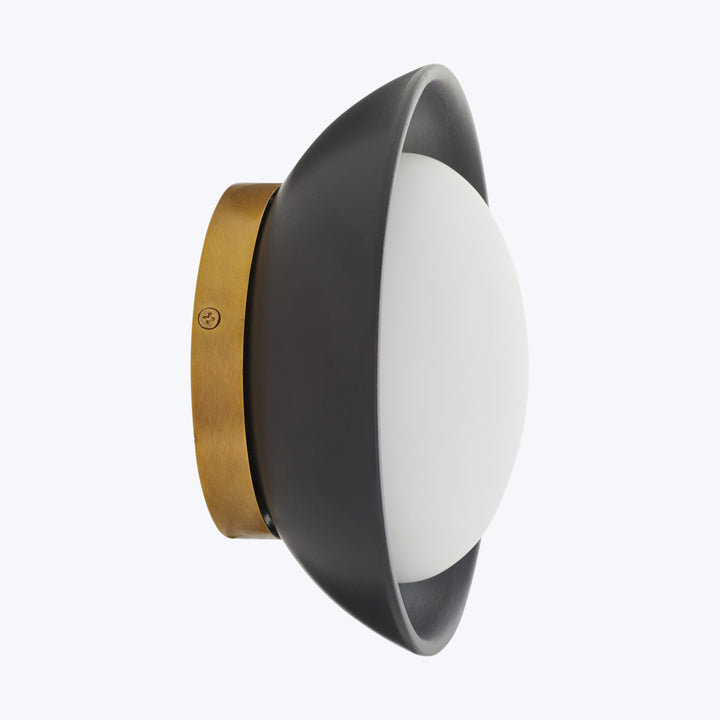 Glaze Sconce Small / Black